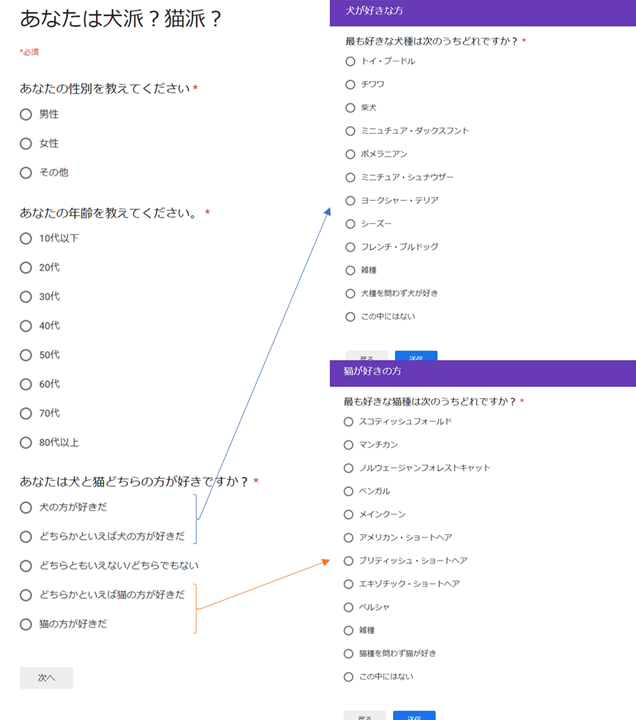 画像1：アンケート内容